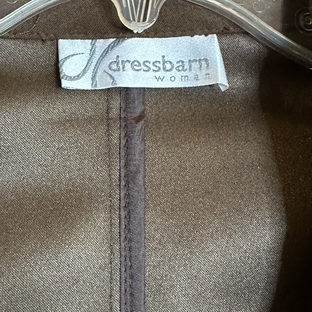 Chocolate Brown Faux Suede Tie Waist & Button Coat with Pockets - Picture 6 of 10